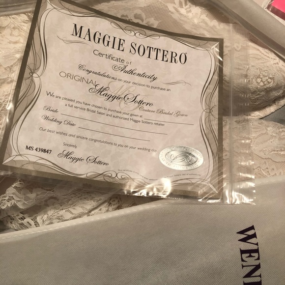 NWT NWA Maggie Sottero “Olea” Wedding Gown size 20 - Picture 7 of 8